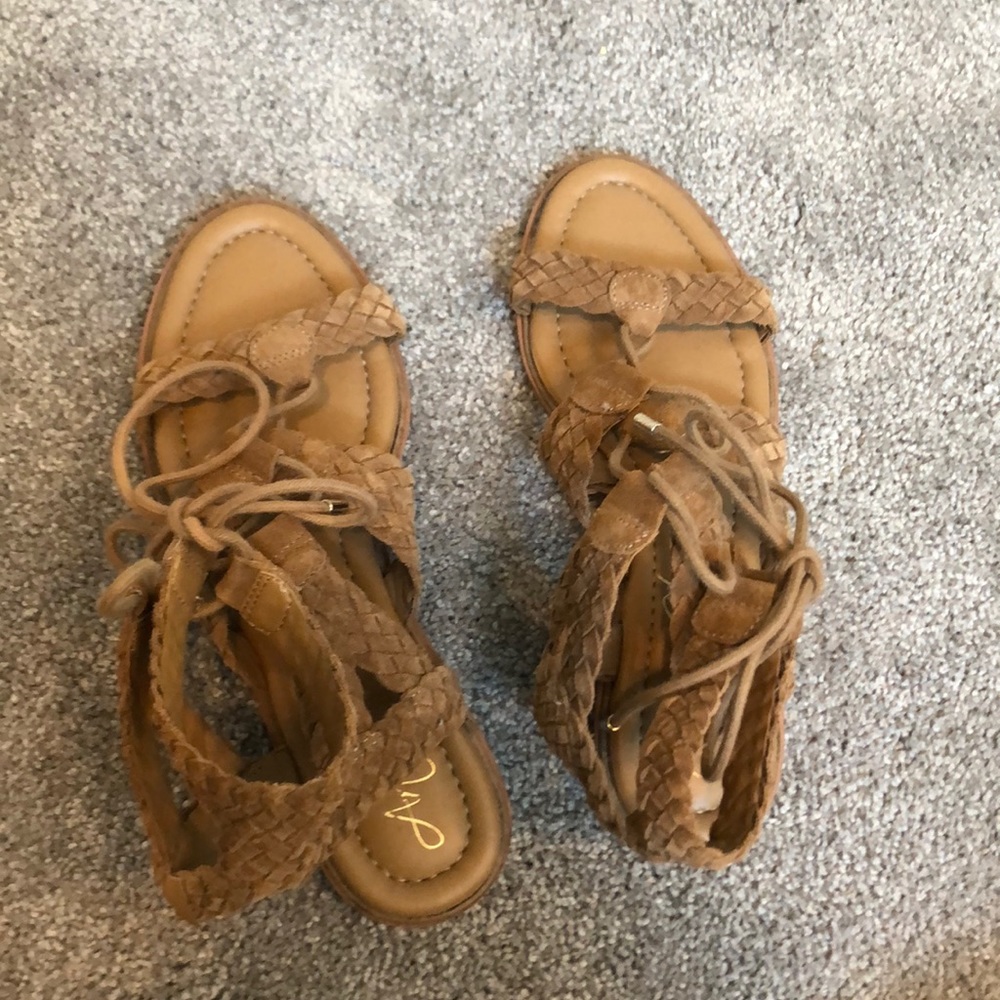 light brown sandals